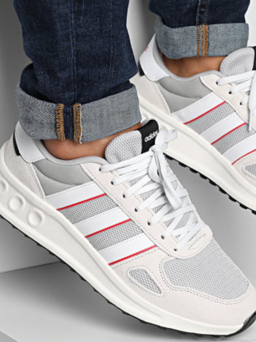 Adidas Run 84 Mens Sneakers‎ Grey Two Size 9 NEW